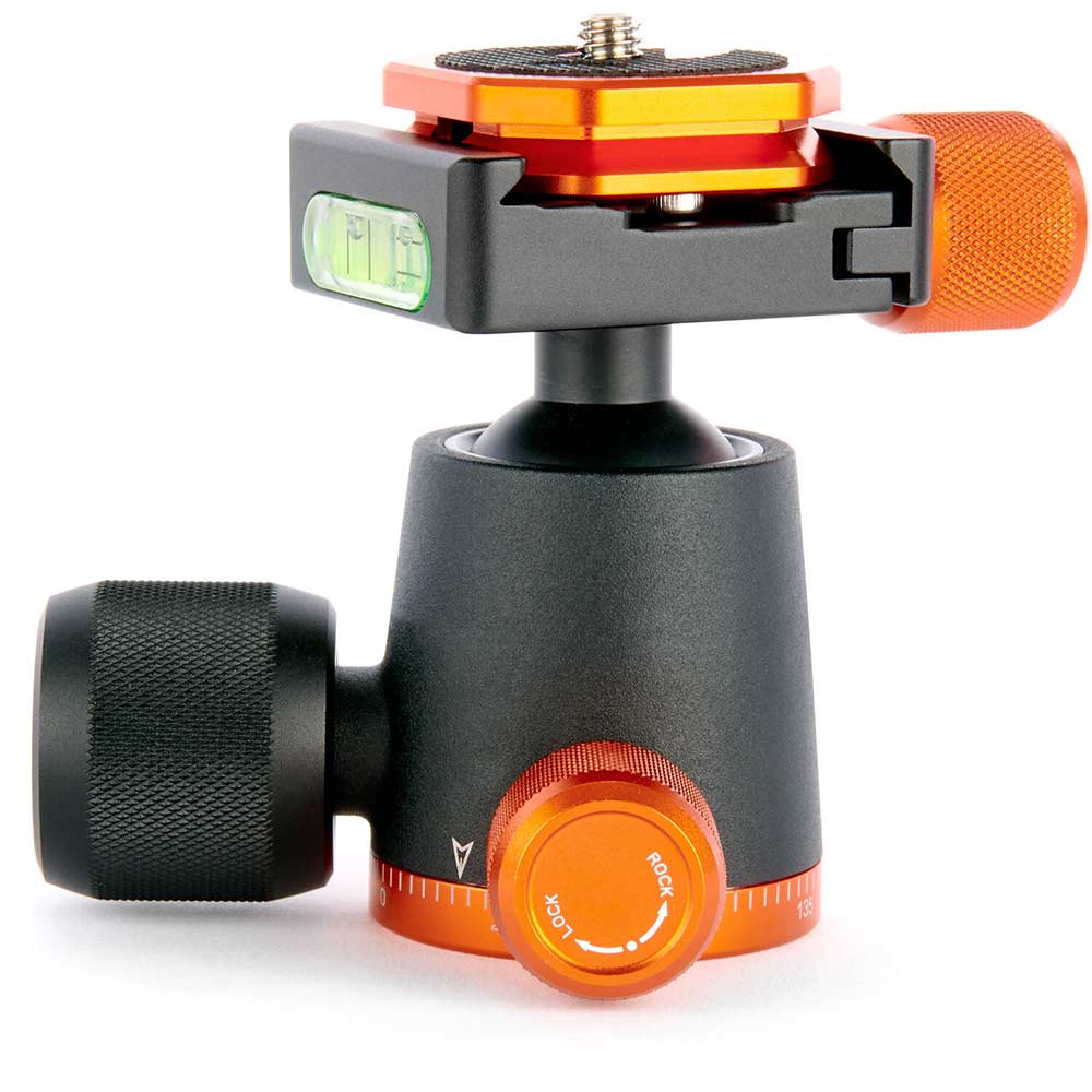3‑Legged‑Thing AirHed Neo 2.0 ball head in black with Arca‑Swiss clamp, ergonomic knob and built‑in bubble level.