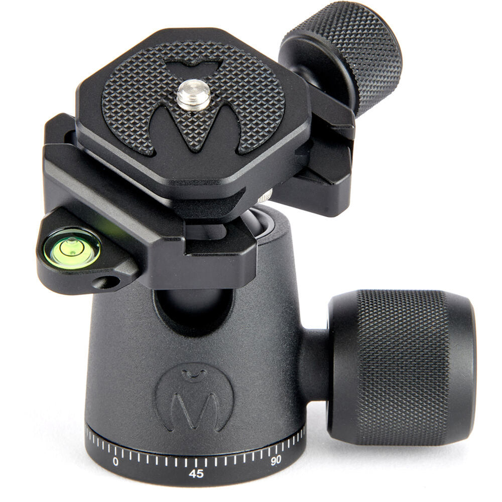 3‑Legged‑Thing AirHed Neo 2.0 Ball Head in matte black with Arca‑Swiss compatible clamp, ergonomic control knob, and integrated bubble level.