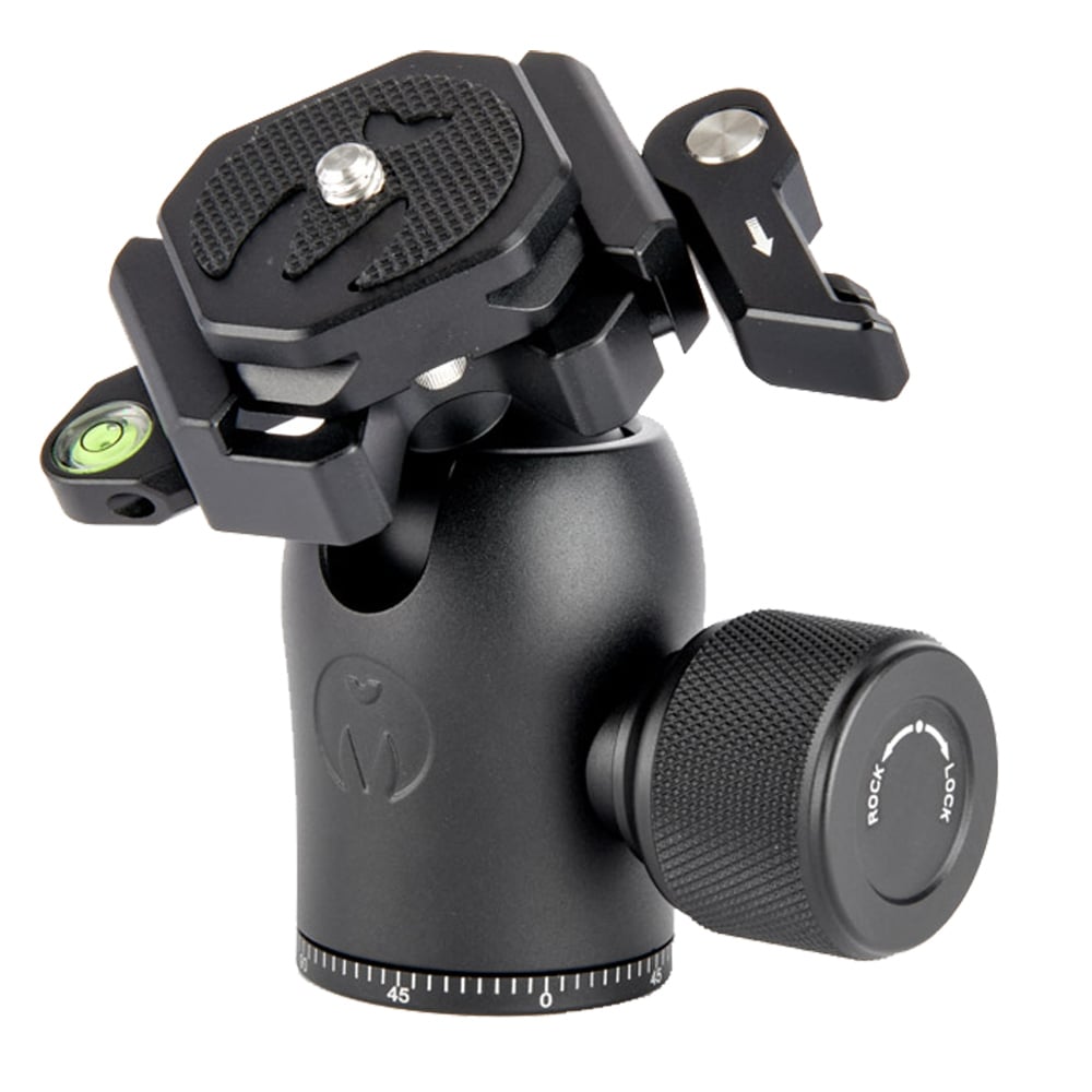 3 Legged Thing AirHed Pro Ball Head with lever clamp in matte black for stable, professional photography and video use.
