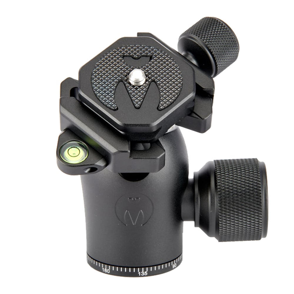 3 Legged Thing AirHed Pro Ball Head with twist clamp in matte black for professional photography and video stability.