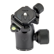 3 Legged Thing AirHed Pro Ball Head with twist clamp in matte black for professional photography and video stability.