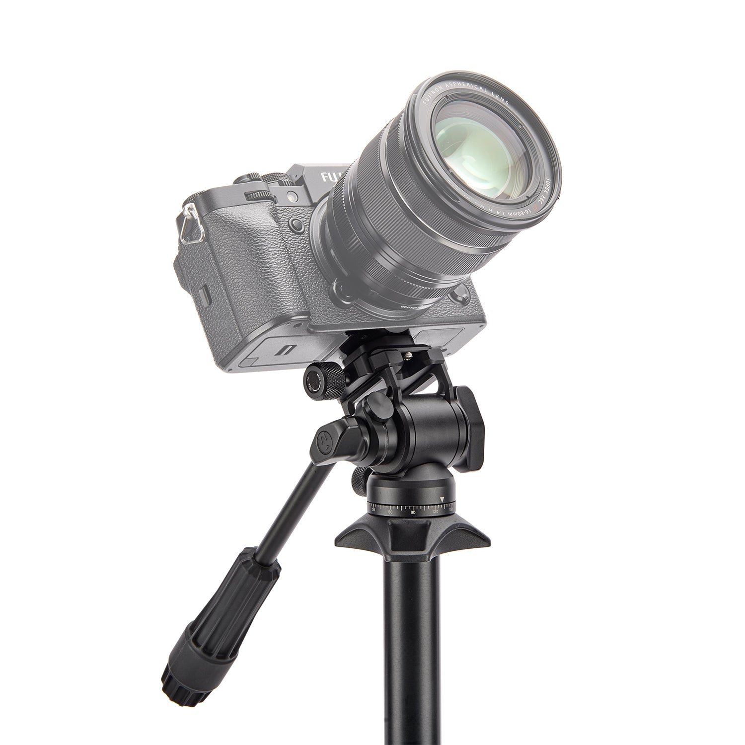 3 Legged Thing AirHed Trinity pan and tilt head, compact and versatile, ideal for video, panoramas, and birding.