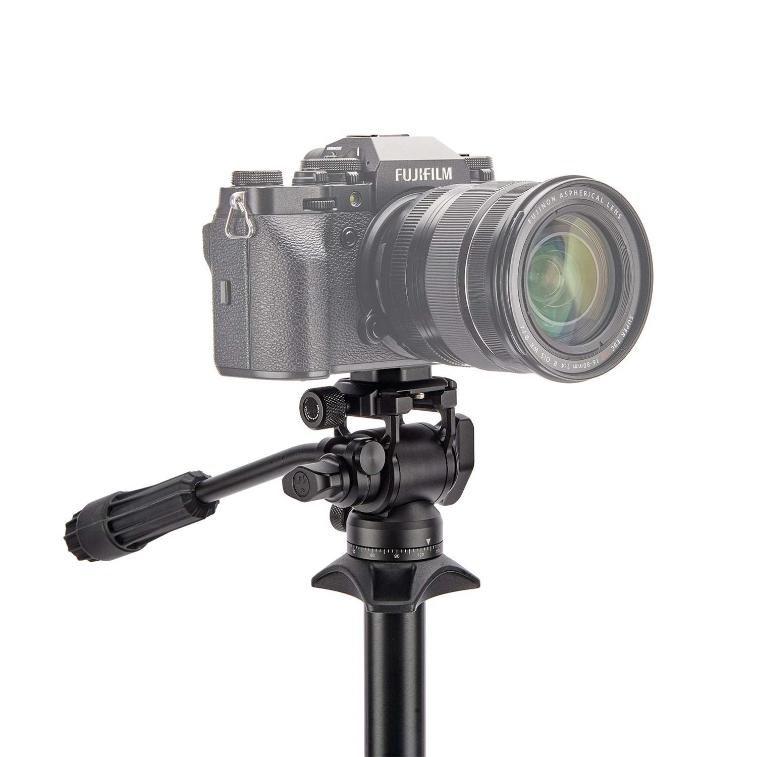 3 Legged Thing AirHed Trinity pan and tilt head, compact and versatile, ideal for video, panoramas, and birding.