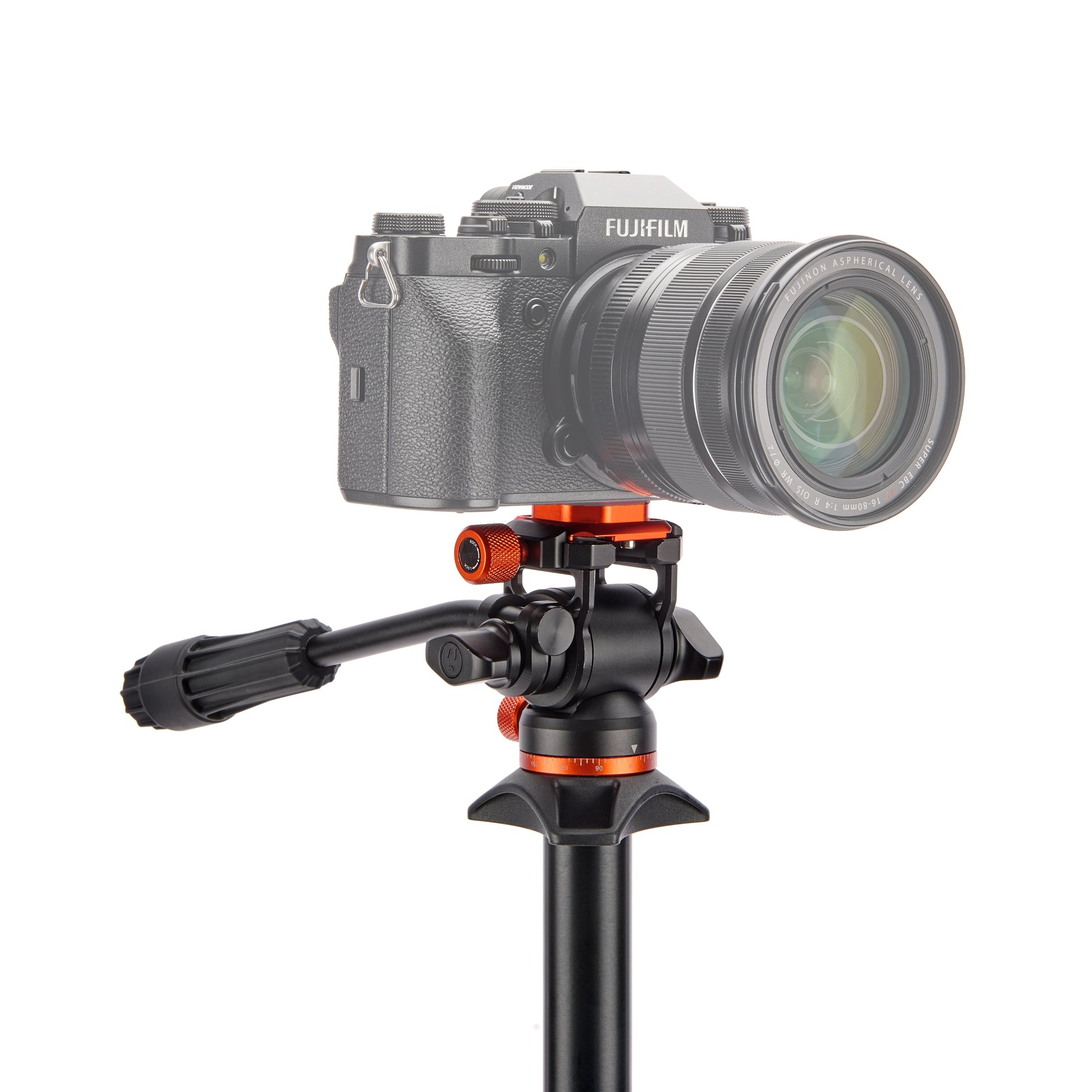 3 Legged Thing AirHed Trinity Pan & Tilt Head (Lava) with 360˚ panning and 170˚ tilt, supports up to 5 kg