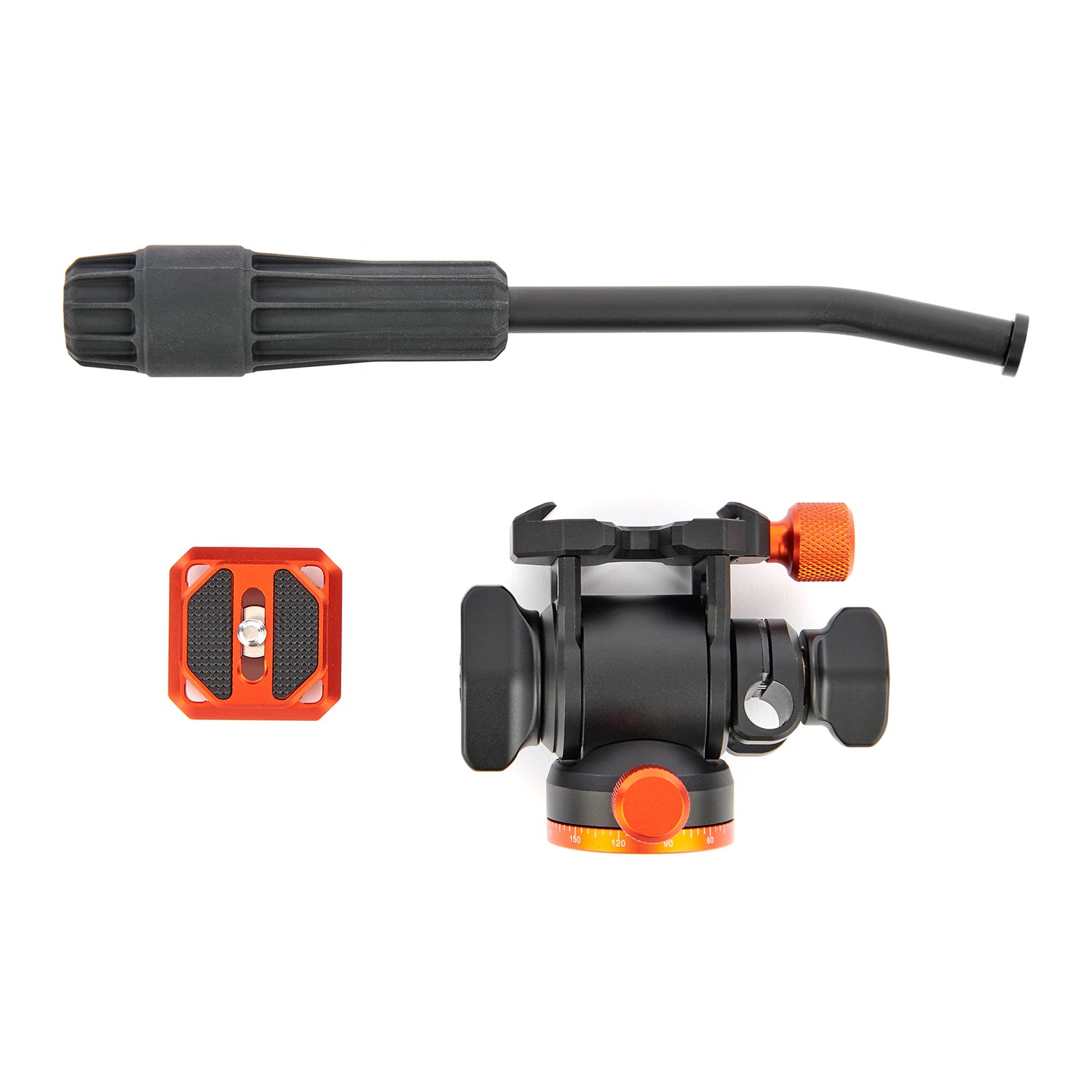 3 Legged Thing AirHed Trinity Pan & Tilt Head (Lava) with 360˚ panning and 170˚ tilt, supports up to 5 kg