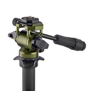 3 Legged Thing AirHed Trinity pan and tilt head, compact and versatile, ideal for video, panoramas, and birding.