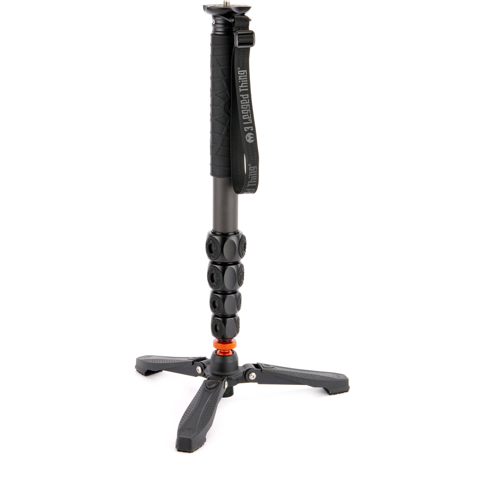 3 Legged Thing Alana Monopod Superkit in Black – complete, durable monopod setup with foot stabiliser and accessories for pro-level support.