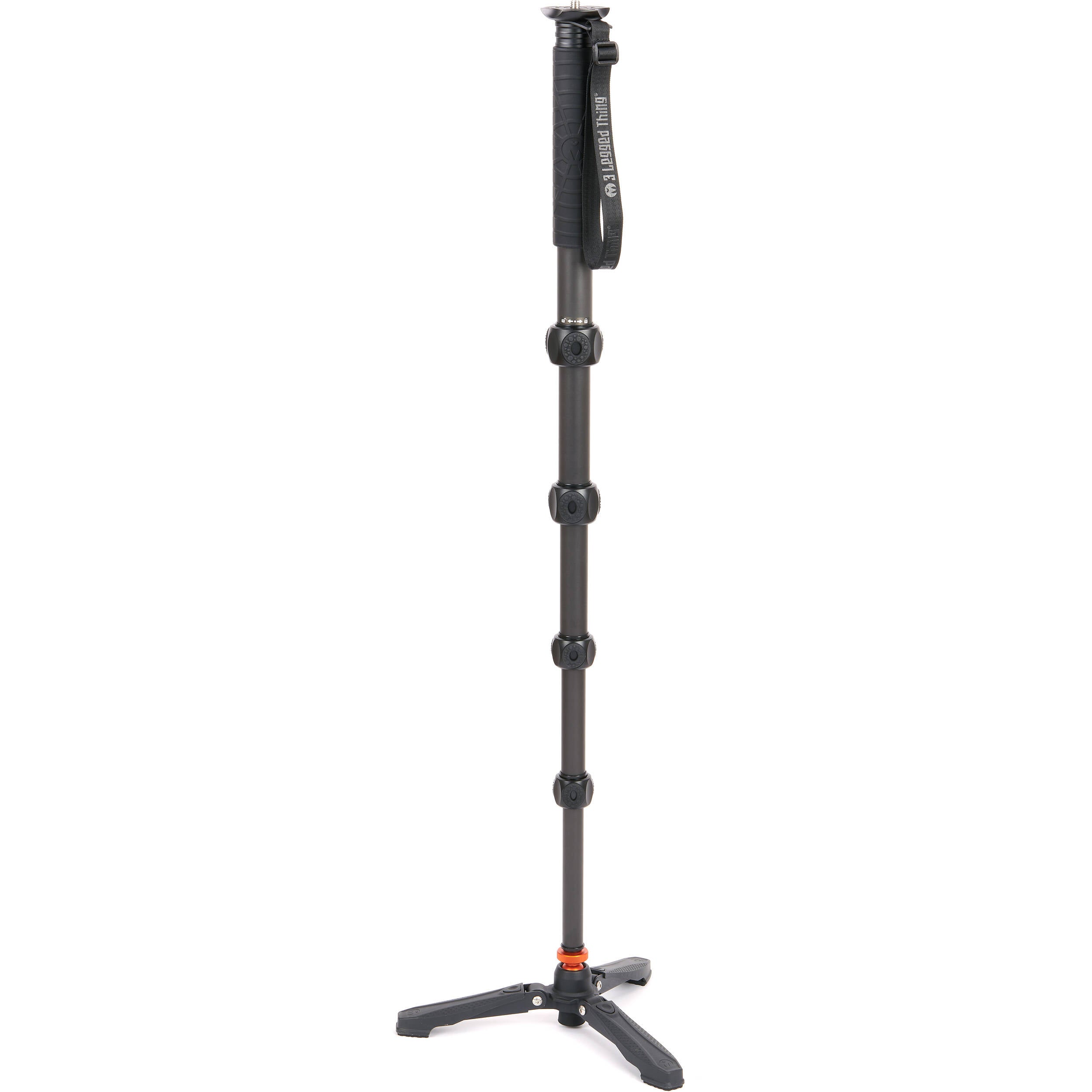3 Legged Thing Alana Monopod Superkit in Black – complete, durable monopod setup with foot stabiliser and accessories for pro-level support.