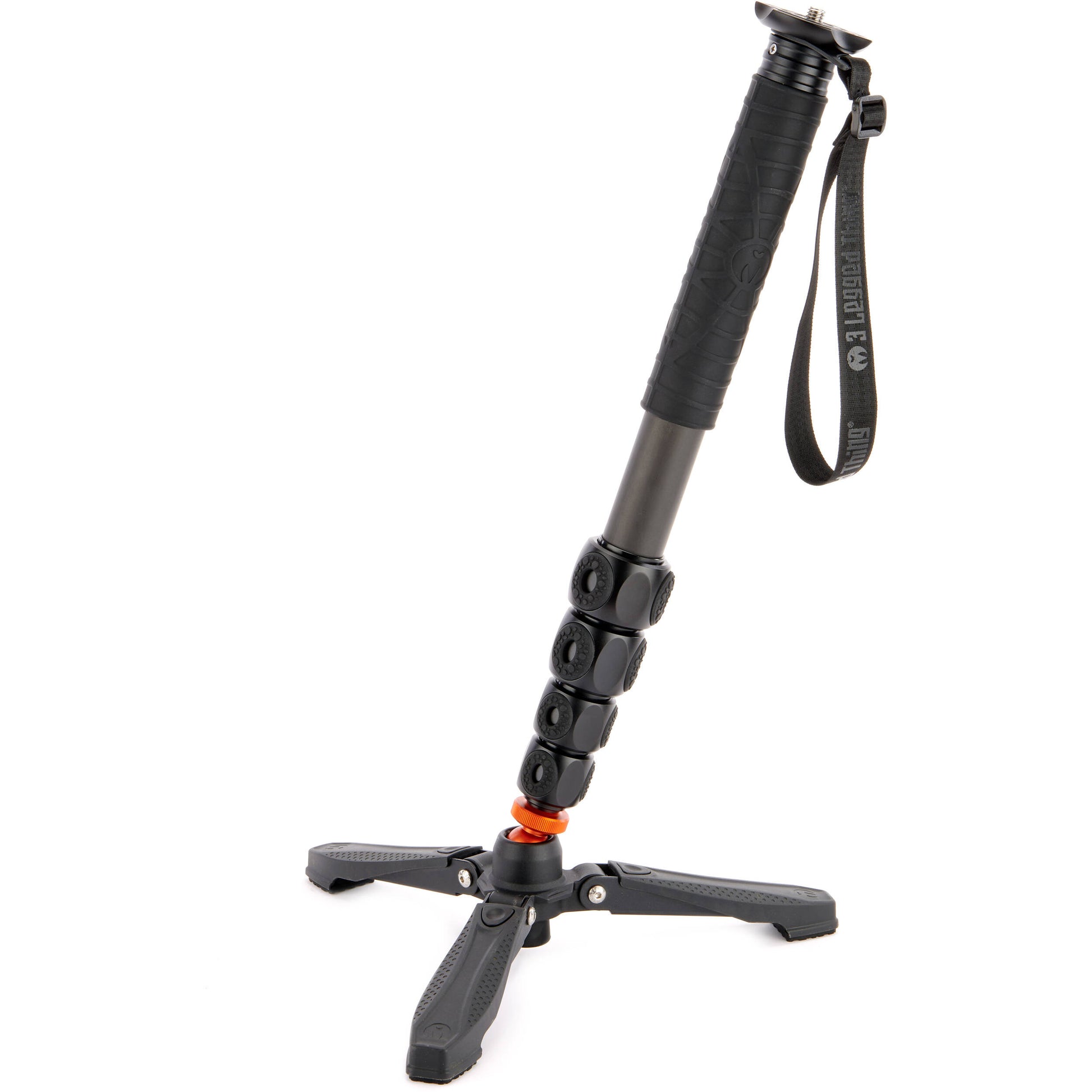 3 Legged Thing Alana Monopod Superkit in Black – complete, durable monopod setup with foot stabiliser and accessories for pro-level support.