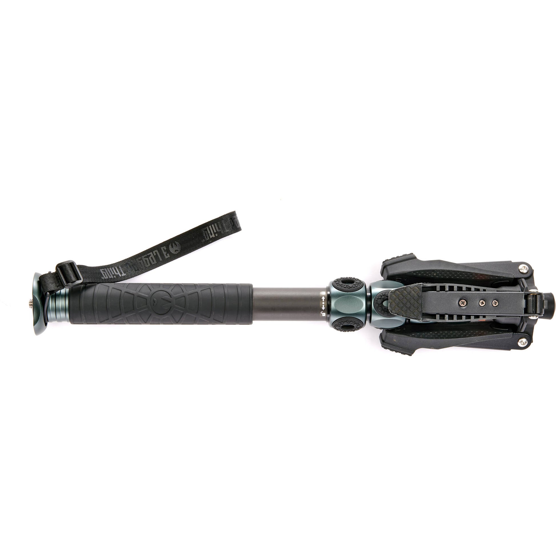 3 Legged Thing Alana Monopod Superkit in grey with carbon fibre build, ball head, and accessories for stable photography and video.