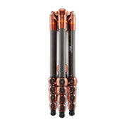 Bicycle shock absorbers with copper accents on a white background