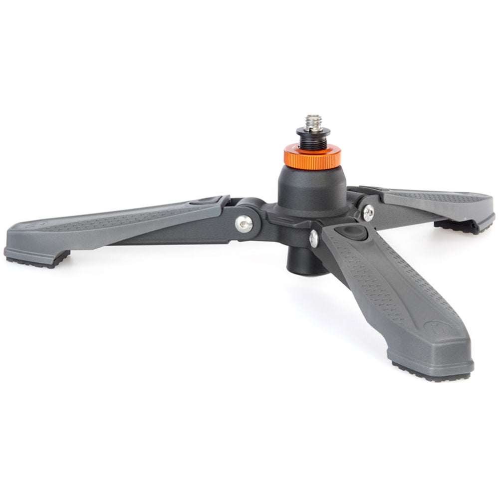Three‑Legged‑Thing Docz2 monopod foot stabilizer in black, cushioned base with pivoting rubber grip for stable monopod support.
