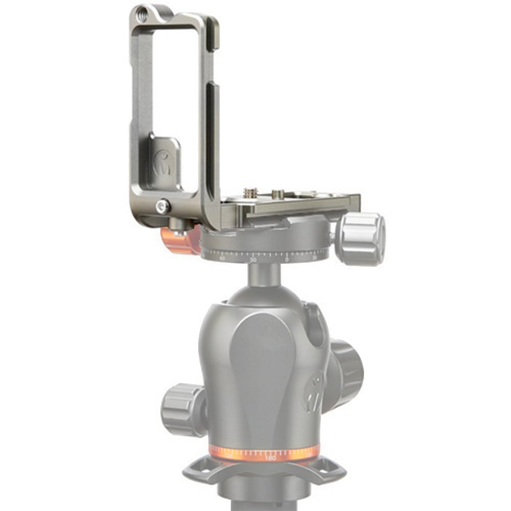 3 Legged Thing Zelda L-Bracket for Nikon Z-series cameras in grey with Arca-Swiss compatibility.