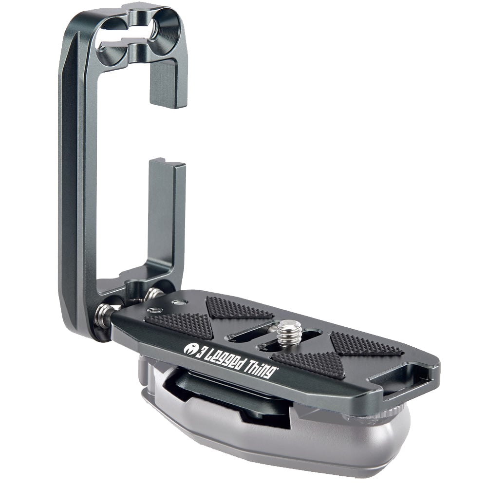 Camera accessory with Leofoto logo on a white background