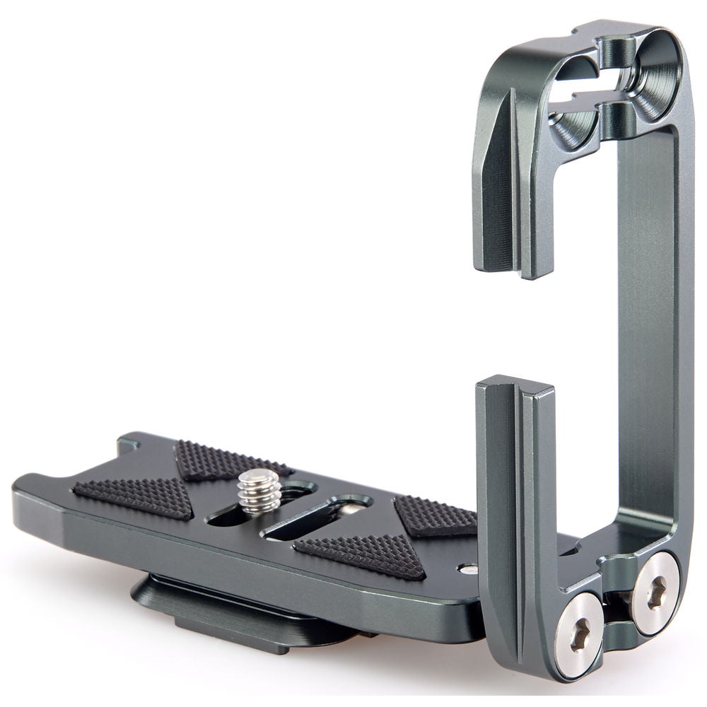 Metal camera accessory on a white background