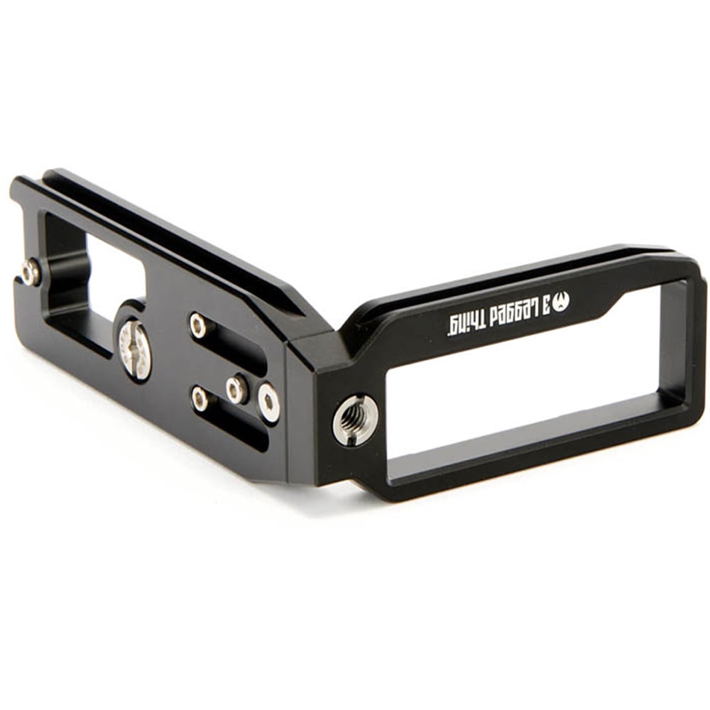 3 Legged Thing Gracy L-Bracket for Fujifilm GFX 100S and 50S II with Arca-Swiss compatibility and cable management.
