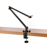 The John Microphone Arm offers compact versatility, 360˚ rotation, and sturdy support for microphones up to 1 kg, perfect for content creators.
