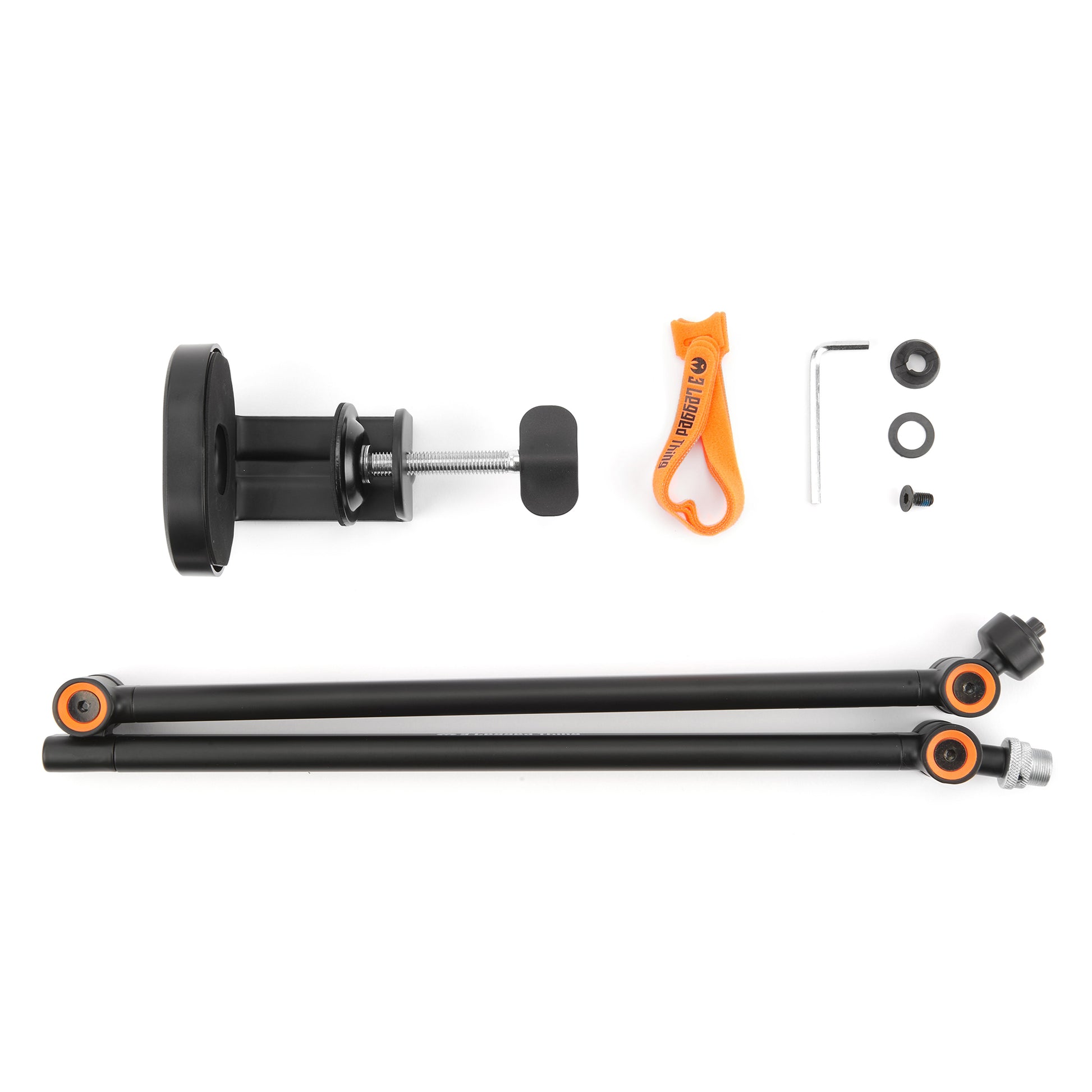 The John Microphone Arm offers compact versatility, 360˚ rotation, and sturdy support for microphones up to 1 kg, perfect for content creators.