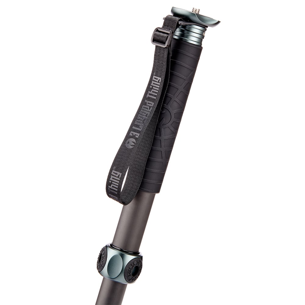 3 Legged Thing Legends Alana Carbon Fibre Monopod in Grey – ultra-light, durable and ideal for dynamic shooting situations.