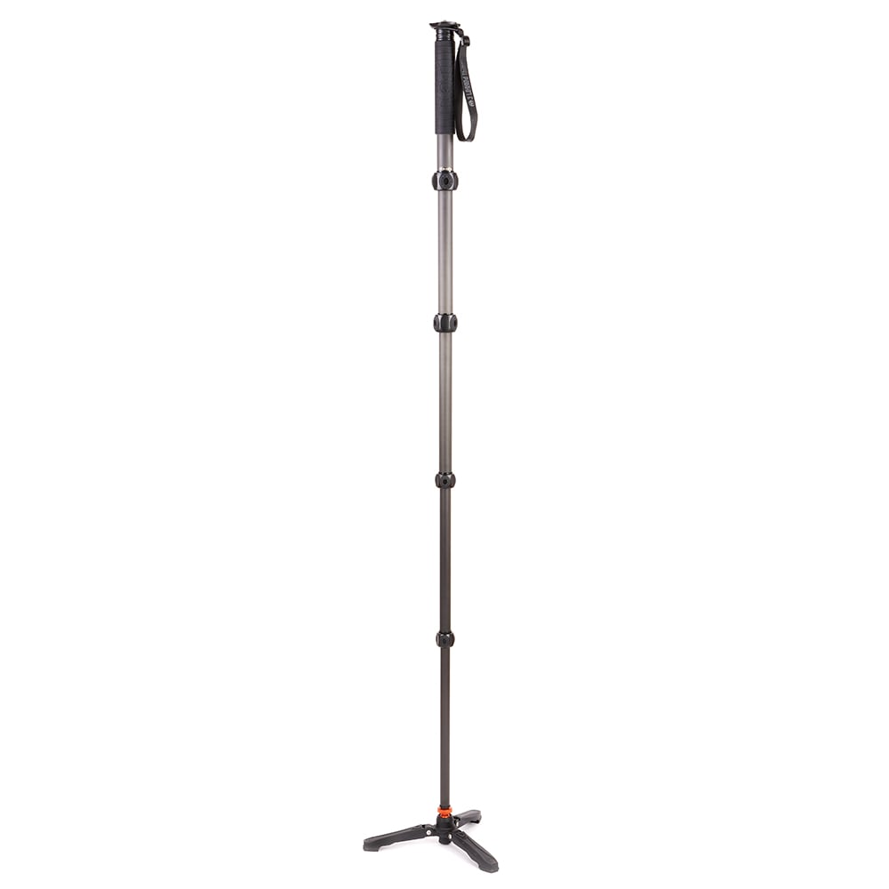 3 Legged Thing Alana Monopod with Docz Foot Stabiliser in Black – compact, strong and stable support for photographers and videographers.