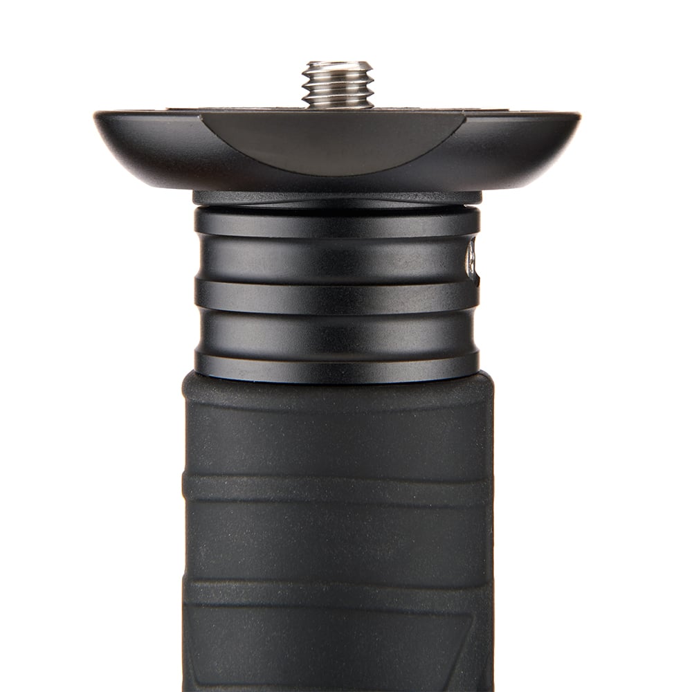 3 Legged Thing Alana Monopod with Docz Foot Stabiliser in Black – compact, strong and stable support for photographers and videographers.