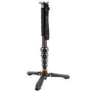 3 Legged Thing Alana Monopod with Docz Foot Stabiliser in Grey – a lightweight yet durable support system ideal for run-and-gun photography and videography.