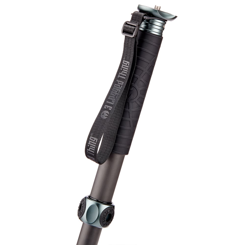 3 Legged Thing Alana Monopod with Docz Foot Stabiliser in Grey – a lightweight yet durable support system ideal for run-and-gun photography and videography.