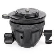 Level your horizon without having to adjust the tripod’s legs, increasing accuracy for photographers. Offers improved compatibility with heads and clamps.