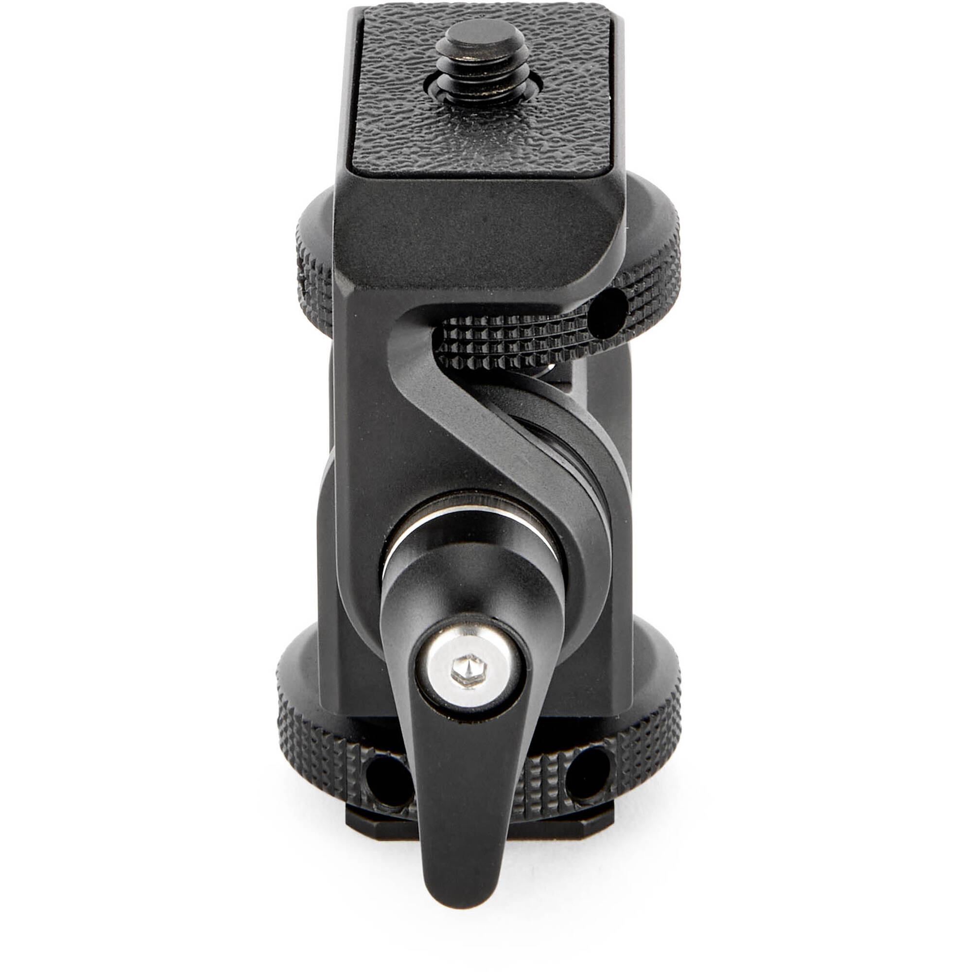 The Monty 1 Mighty Mini Cold Shoe provides a secure ultra-compact pan and tilt solution to position cameras monitors microphones and LED lights precisely.