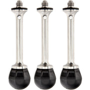 3 Legged Thing Pro Vanz Ball and Spike tripod feet for stable support on a variety of terrains.