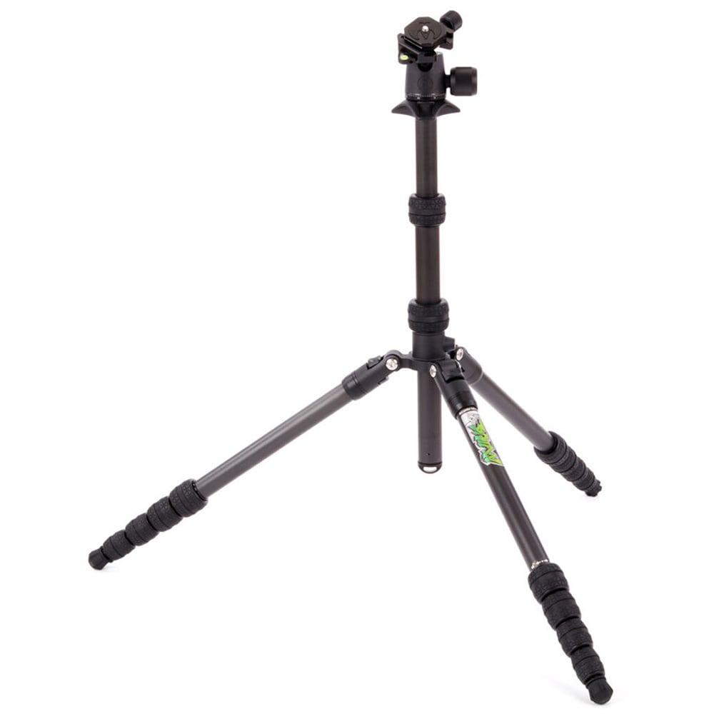 3 Legged Thing Punks Brian 2.0 tripod with AirHed Neo 2.0 Ball Head in black for tall, versatile, travel-ready support.