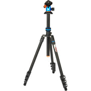 3 Legged Thing Punks Patti 2.0 Flip Lock Tripod in blue – magnesium alloy, 4-section legs with flip locks, AirHed Mini ball head, 10 kg load capacity, converts to monopod.