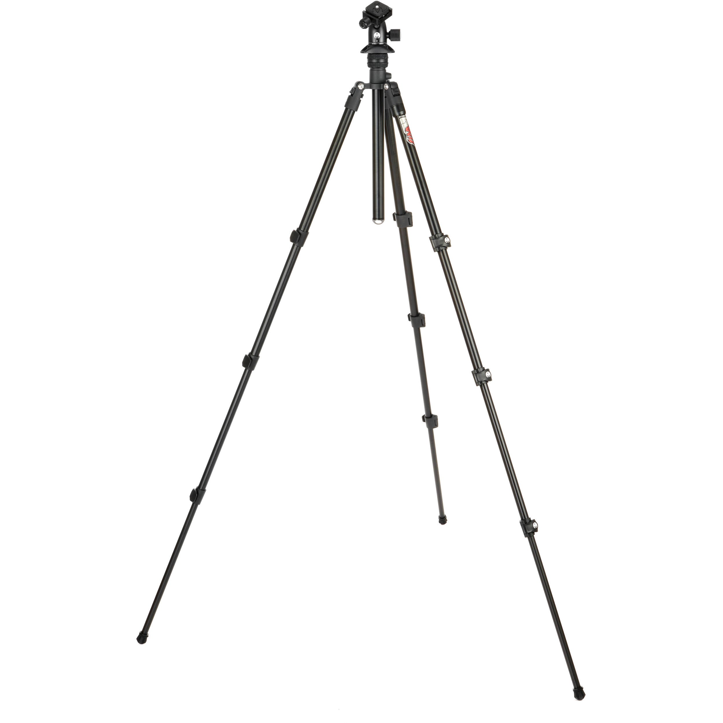 3 Legged Thing Punks Patti 2.0 Flip Lock Tripod in matte black – magnesium alloy, 4-section legs with flip locks, AirHed Mini ball head, 10 kg load capacity, reversible center column, converts to monopod.