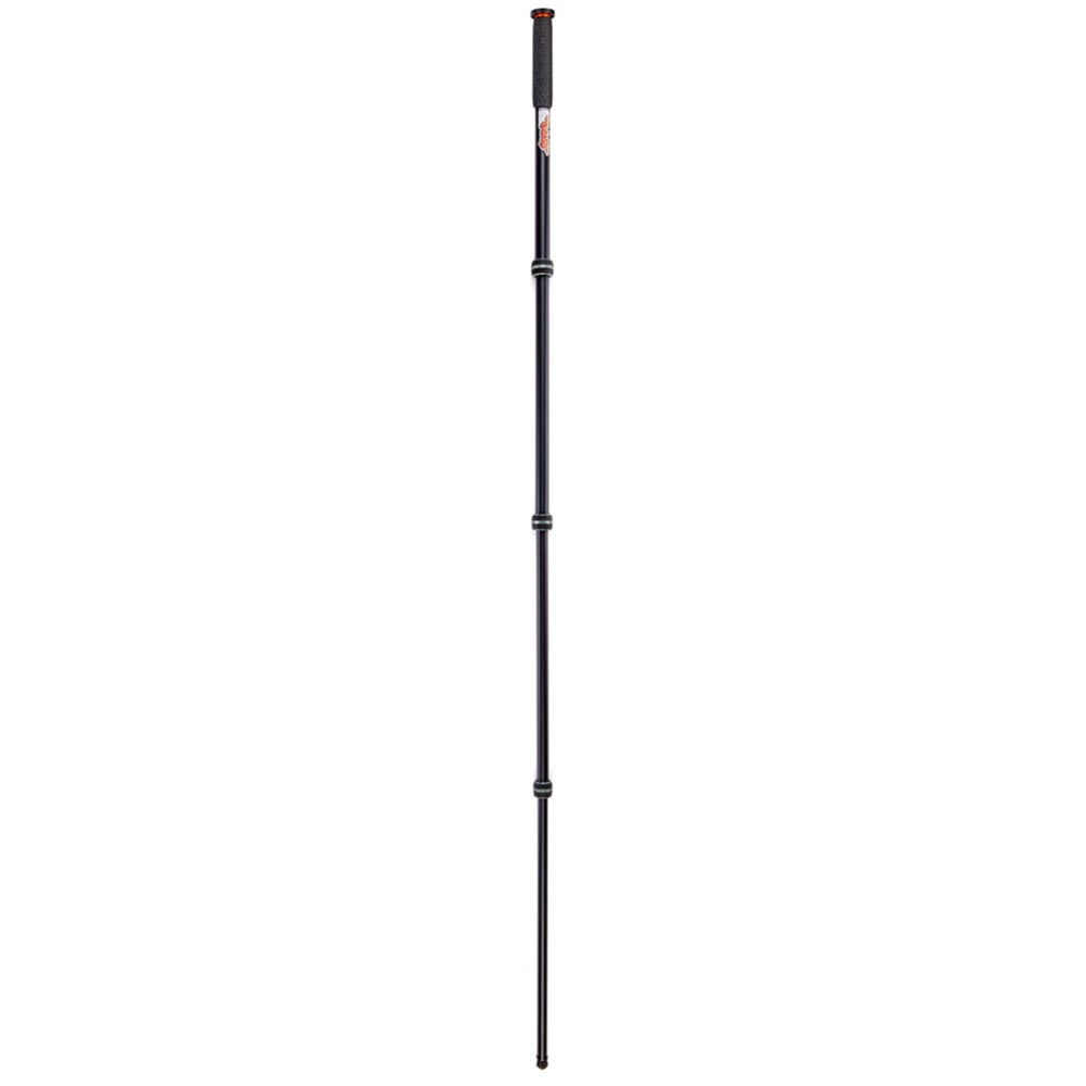 Extended monopod on a white background