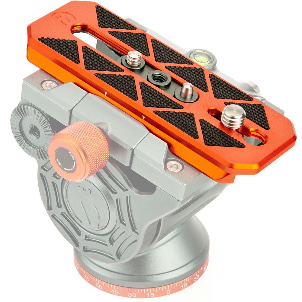 3 Legged Thing QR-CINE-V Quick Release Plate designed for AirHed Cine-V video head, durable and reliable plate for cinema rigs.