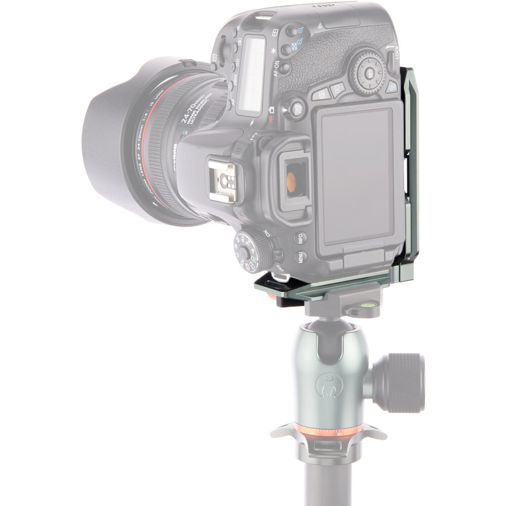 3‑Legged‑Thing QR11 LG 2.0 Grey universal L‑bracket in light grey with Arca‑Swiss compatibility and dual 1/4″ accessory threads.