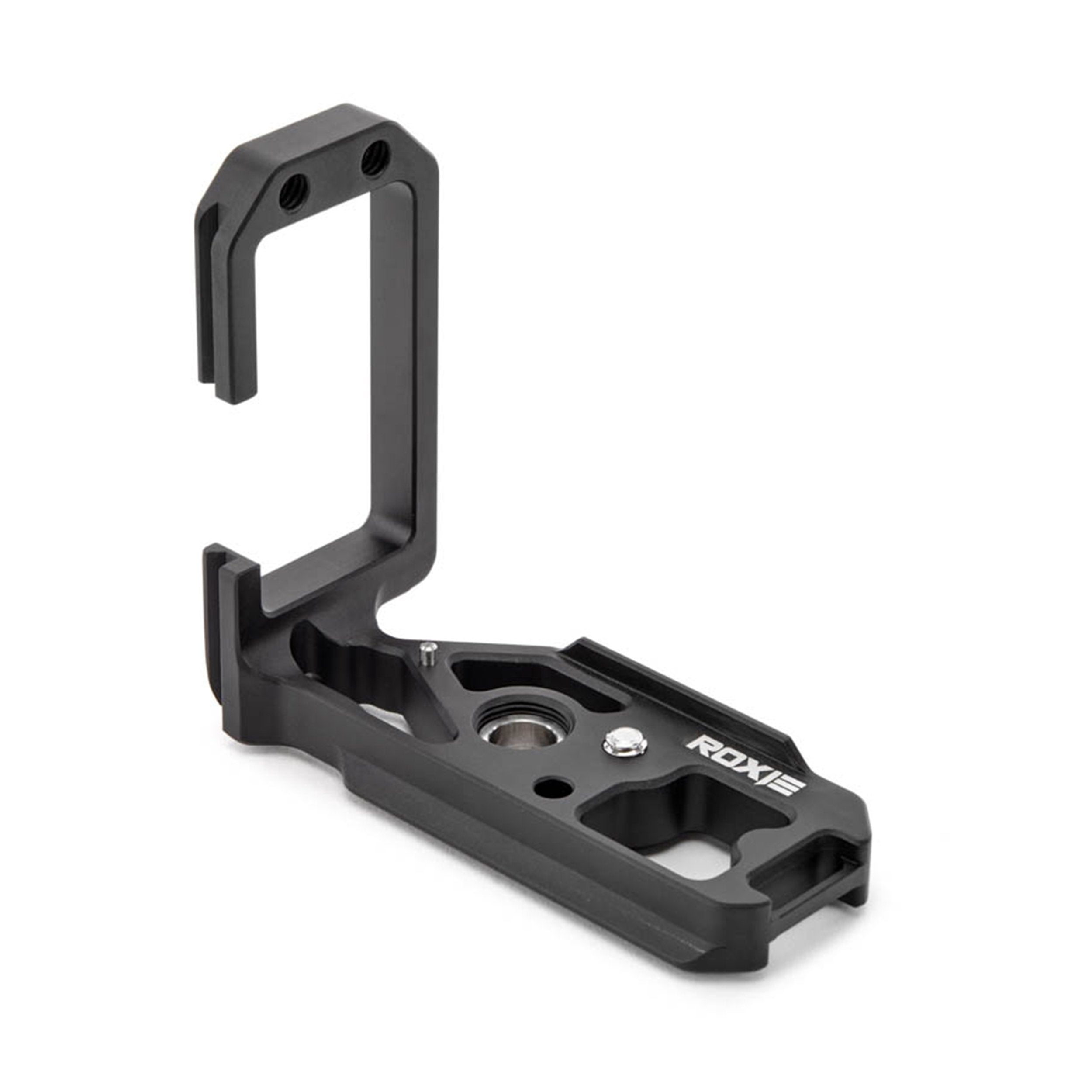 3 Legged Thing Roxie QD L-Bracket for Canon R5, R5C, R6, and R6 II, Arca-Swiss compatible, lightweight aluminium build.