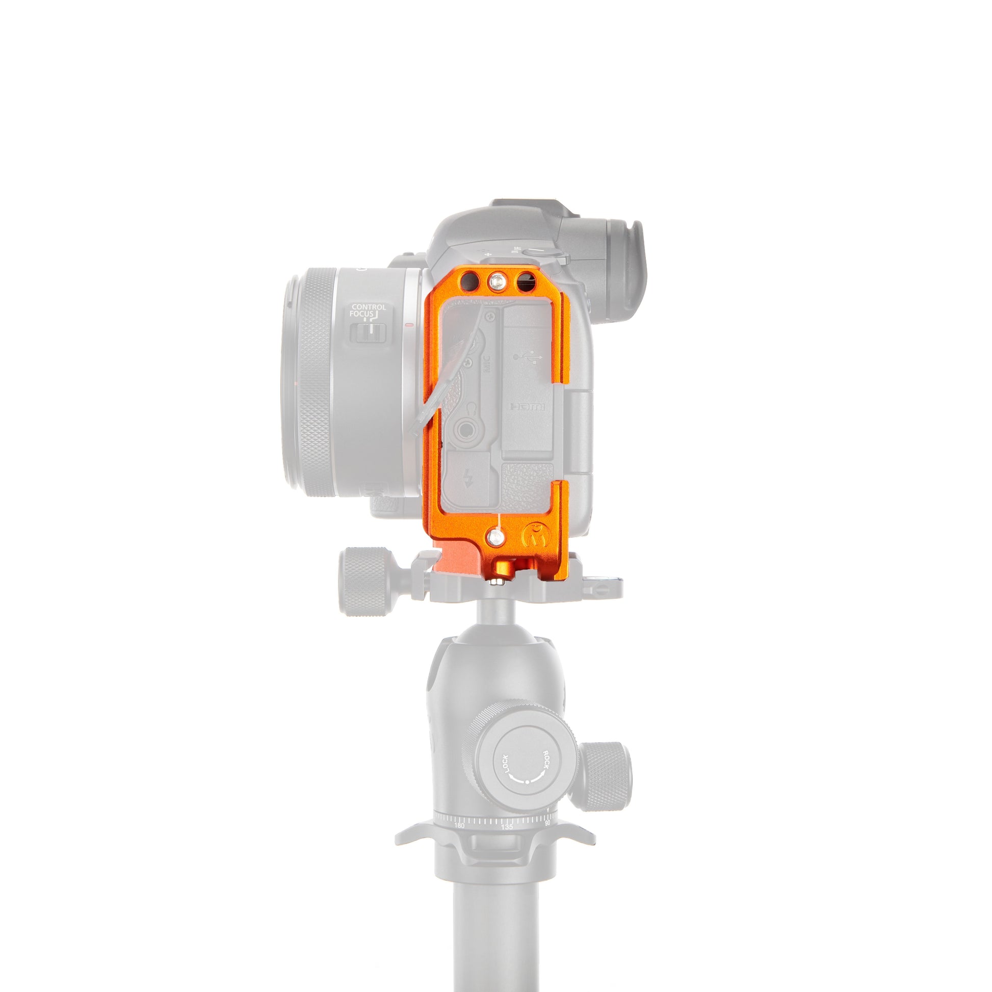 3 Legged Thing Roxie QD L-Bracket for Canon R5, R5C, R6, and R6 II, Arca-Swiss compatible, lightweight aluminium build.