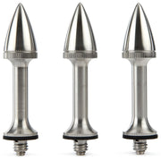 3 Legged Thing Stilettoz Elevated Tripod Feet, 3-pack, designed for enhanced grip and stability on uneven outdoor surfaces.