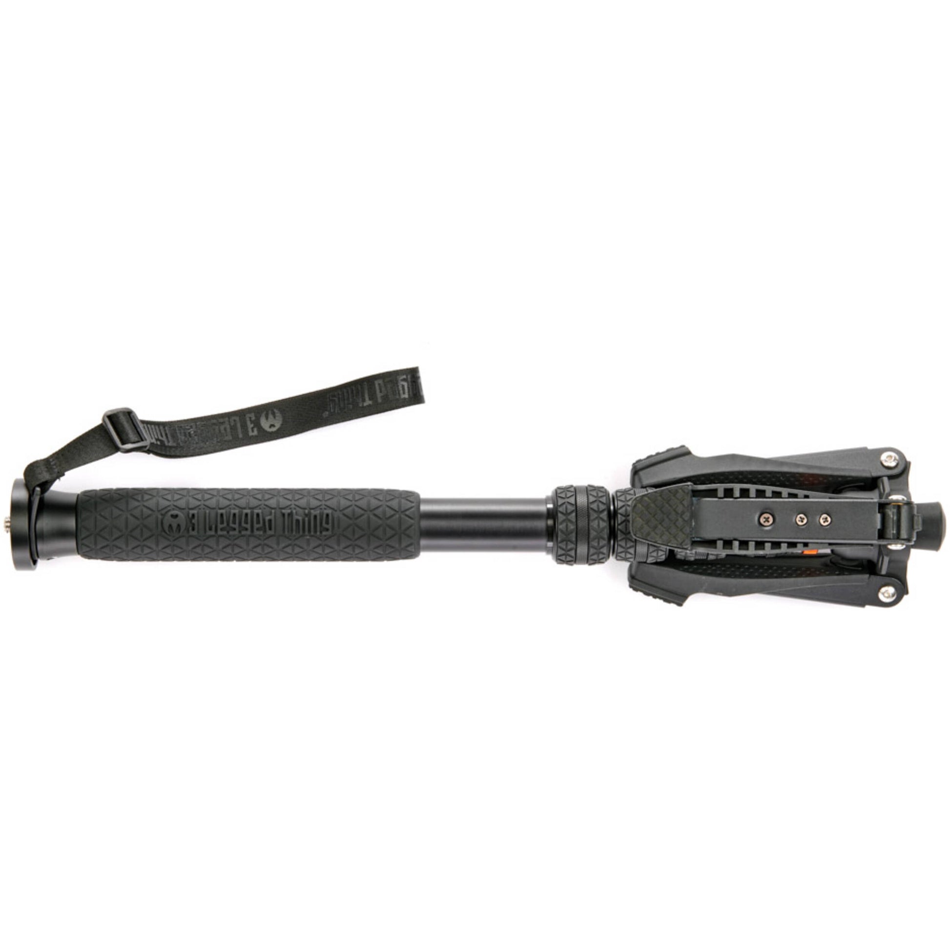 3 Legged Thing Taylor Monopod Superkit (Black) with detachable stabiliser for professional photography and videography.