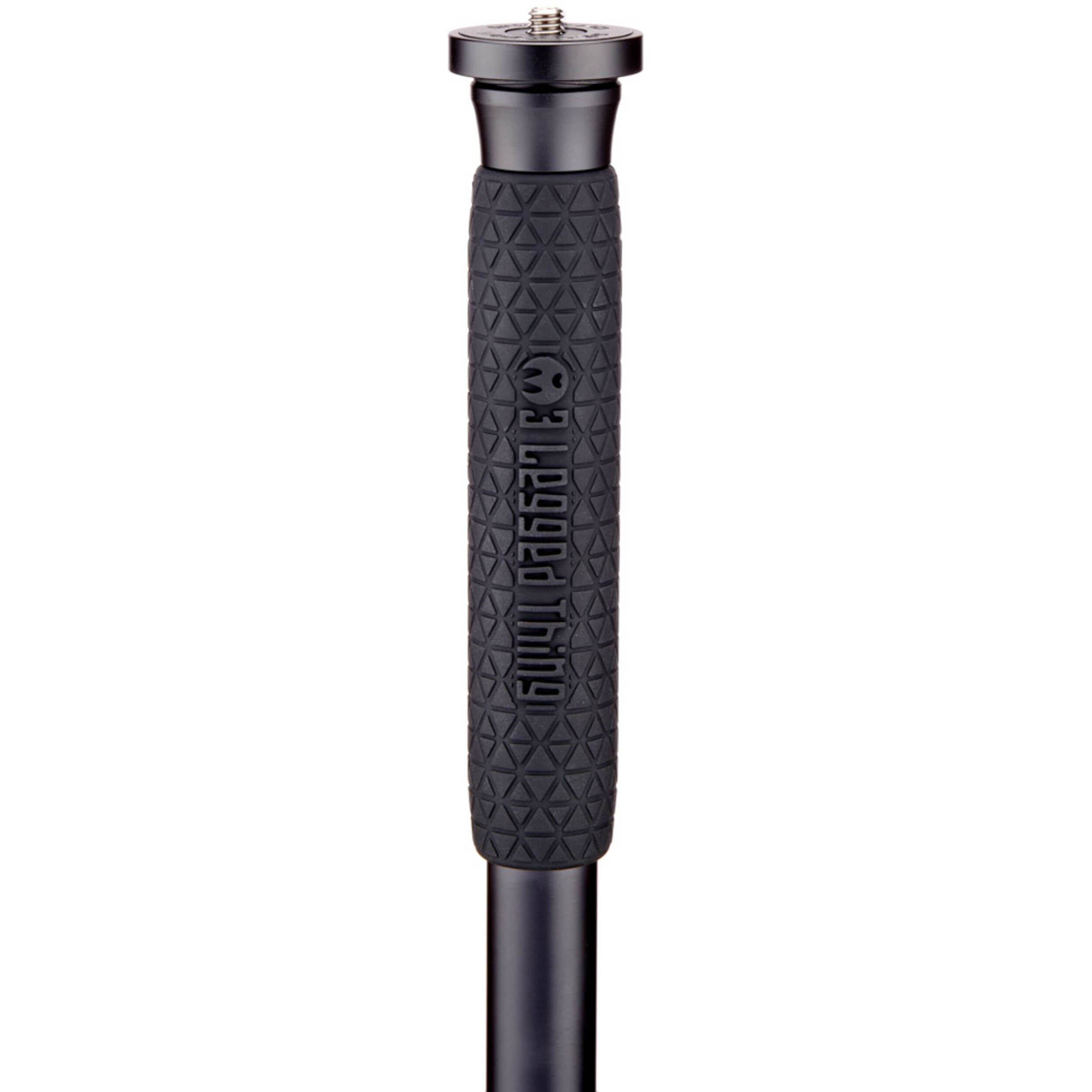 3 Legged Thing Taylor Monopod Superkit (Black) with detachable stabiliser for professional photography and videography.
