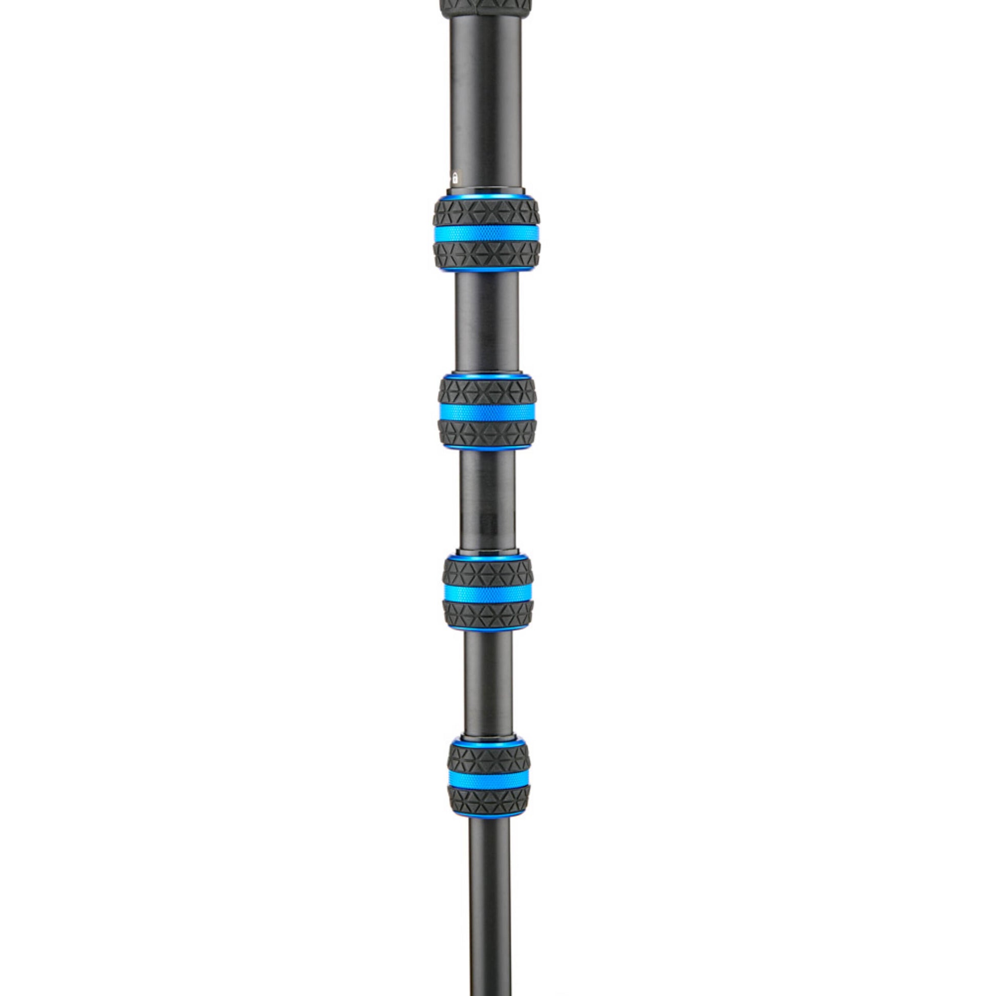 3 Legged Thing Taylor Monopod Superkit (Blue) with detachable stabiliser for professional photo and video setups.