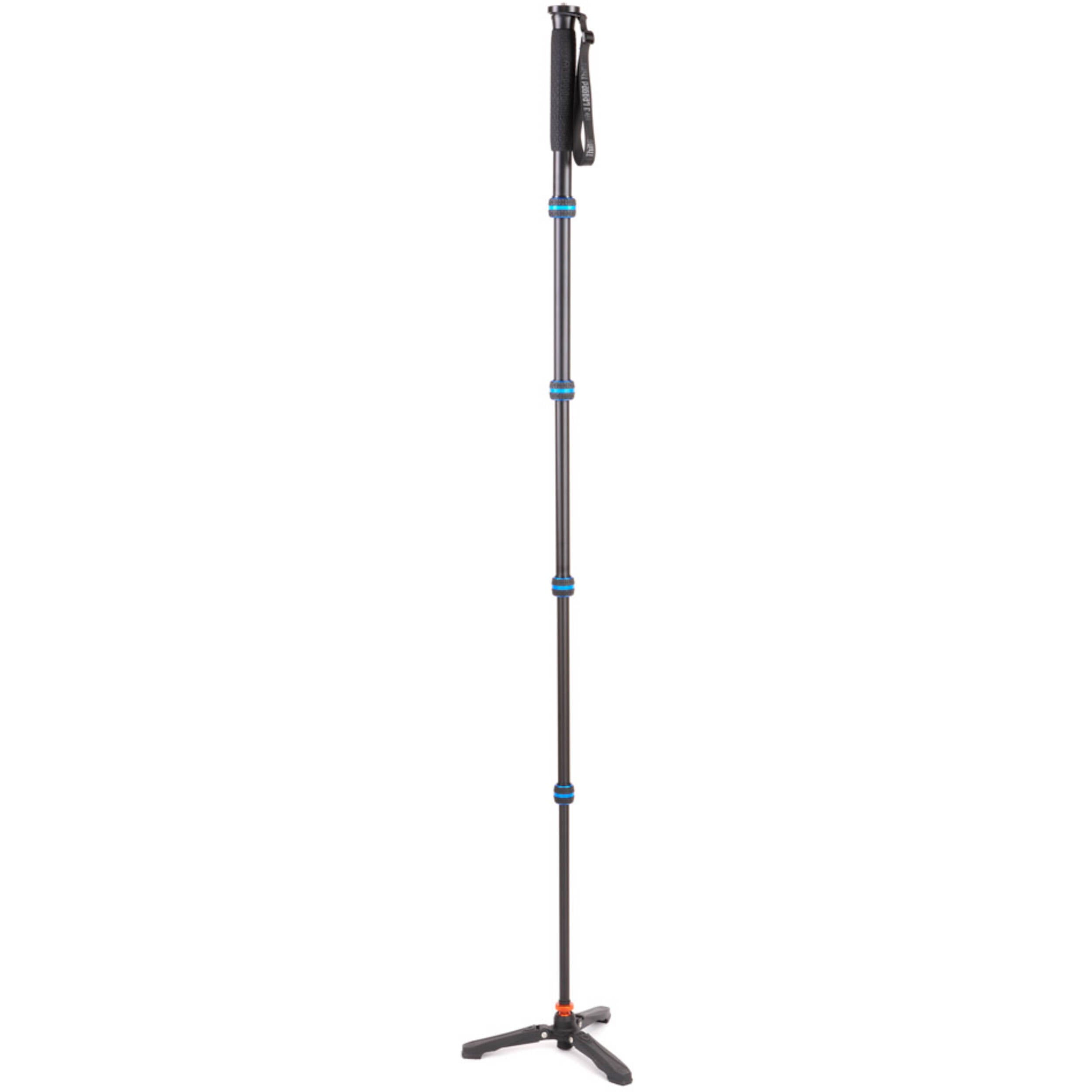3 Legged Thing Taylor Monopod Superkit (Blue) with detachable stabiliser for professional photo and video setups.