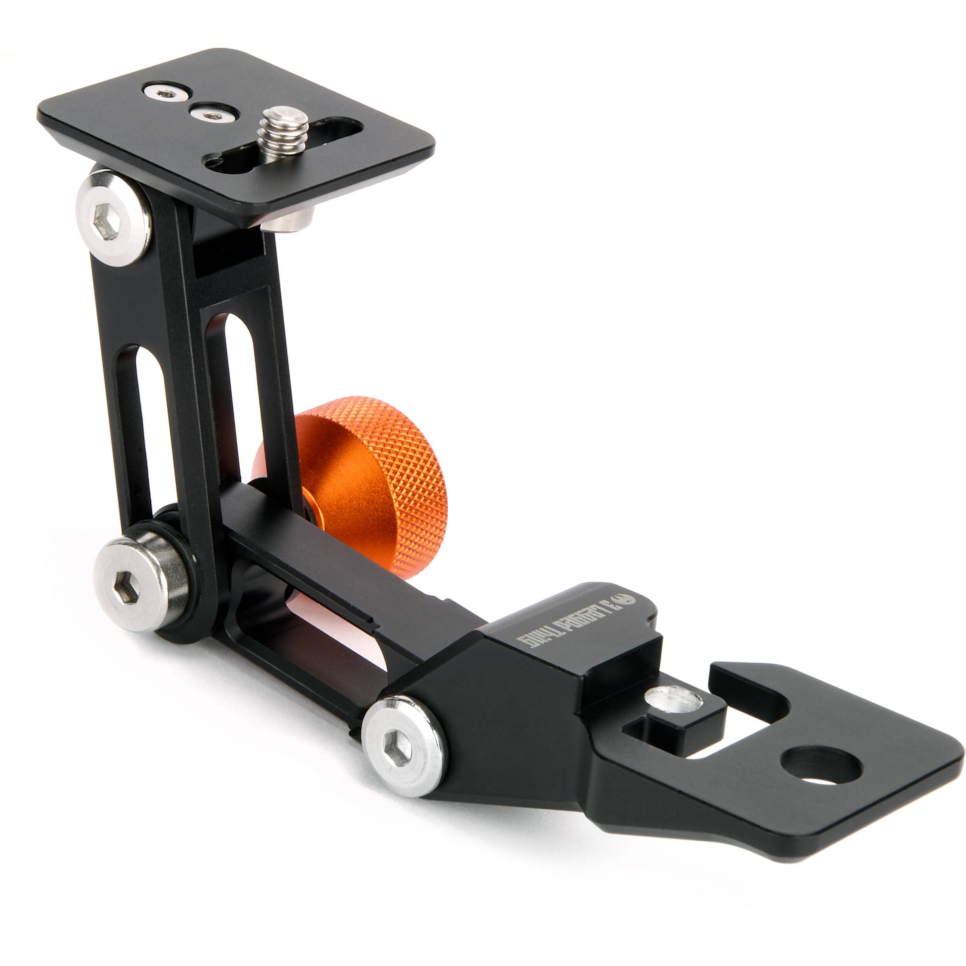 3 Legged Thing Thingy Ultra Plate Camera Support with Arca-Swiss compatibility and multiple mounting points.