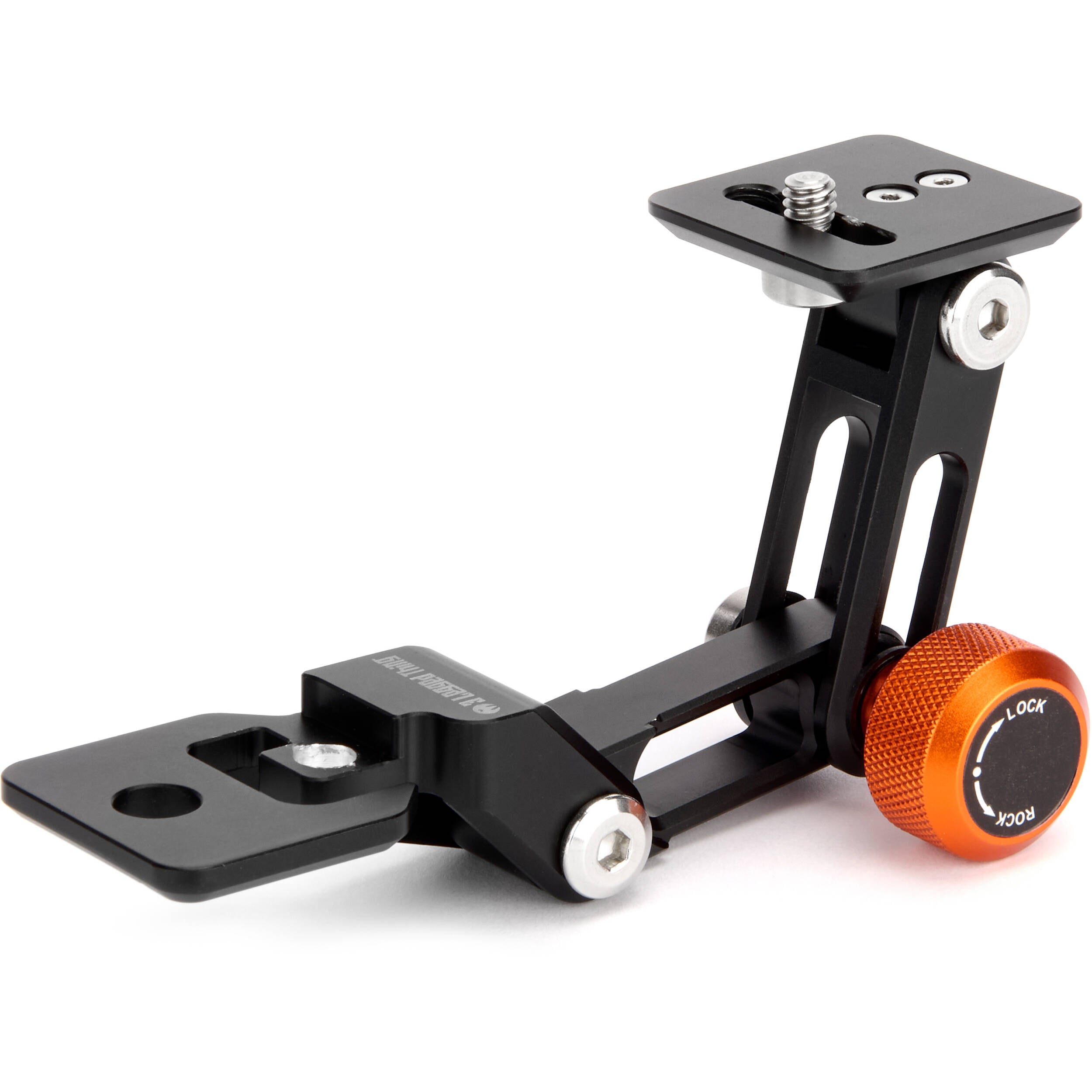 3 Legged Thing Thingy Ultra Plate Camera Support with Arca-Swiss compatibility and multiple mounting points.