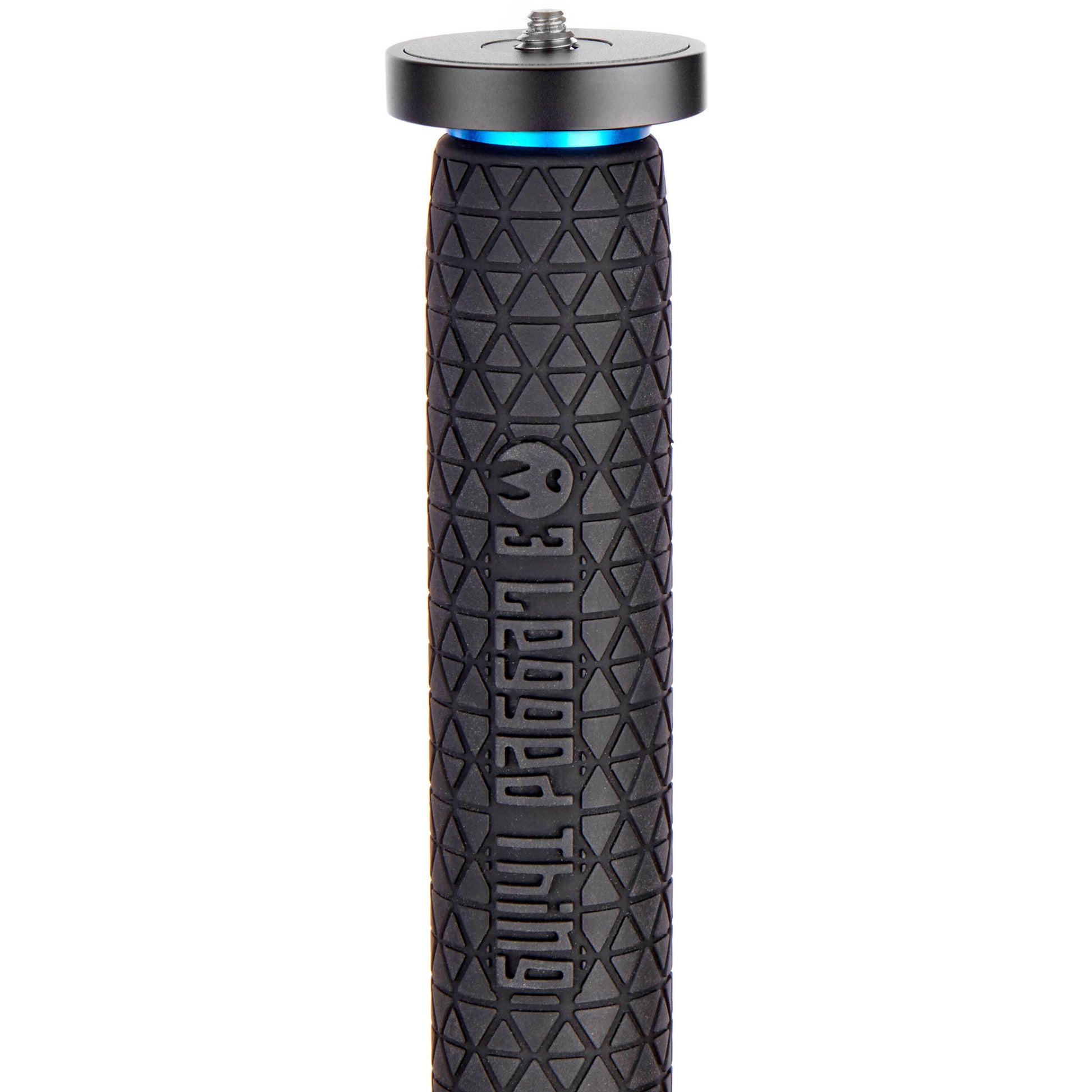 3 Legged Thing Trent Monopod Superkit in blue with interchangeable tripod footwear for professional stability.