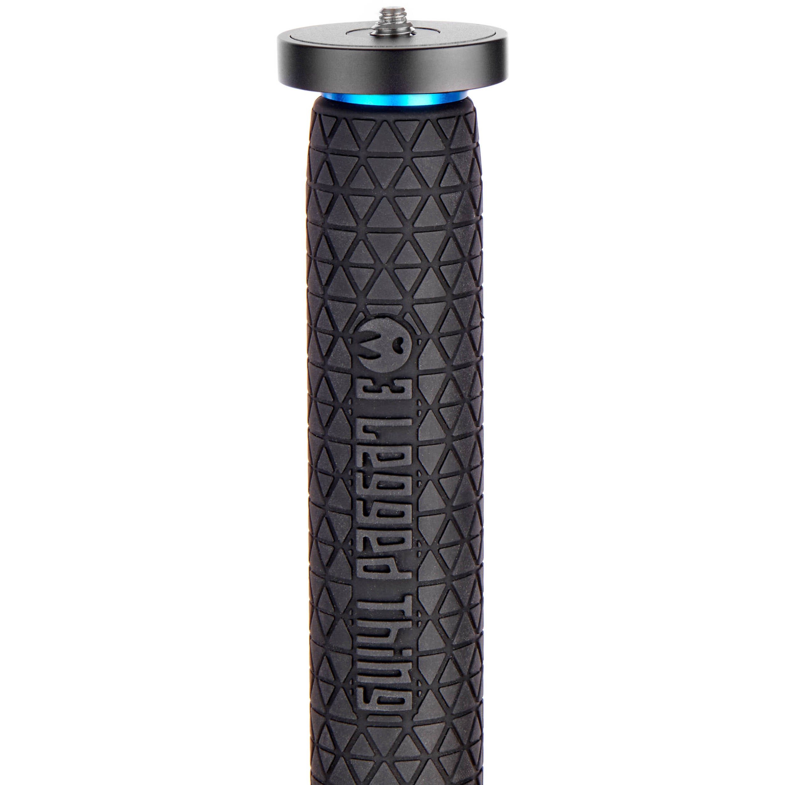 3 Legged Thing Trent Monopod Superkit in blue with interchangeable tripod footwear for professional stability.