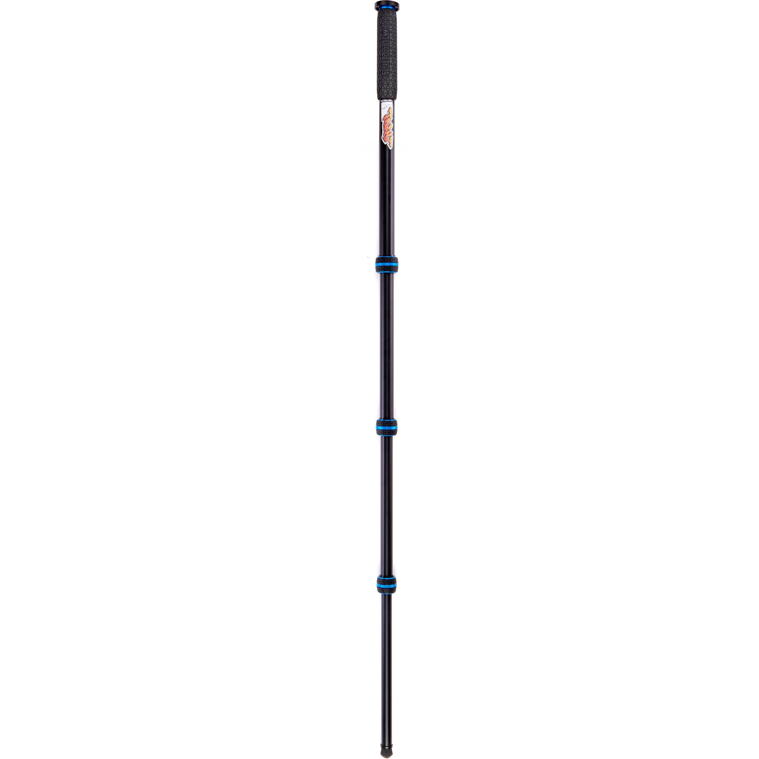 3 Legged Thing Trent Monopod Superkit in blue with interchangeable tripod footwear for professional stability.
