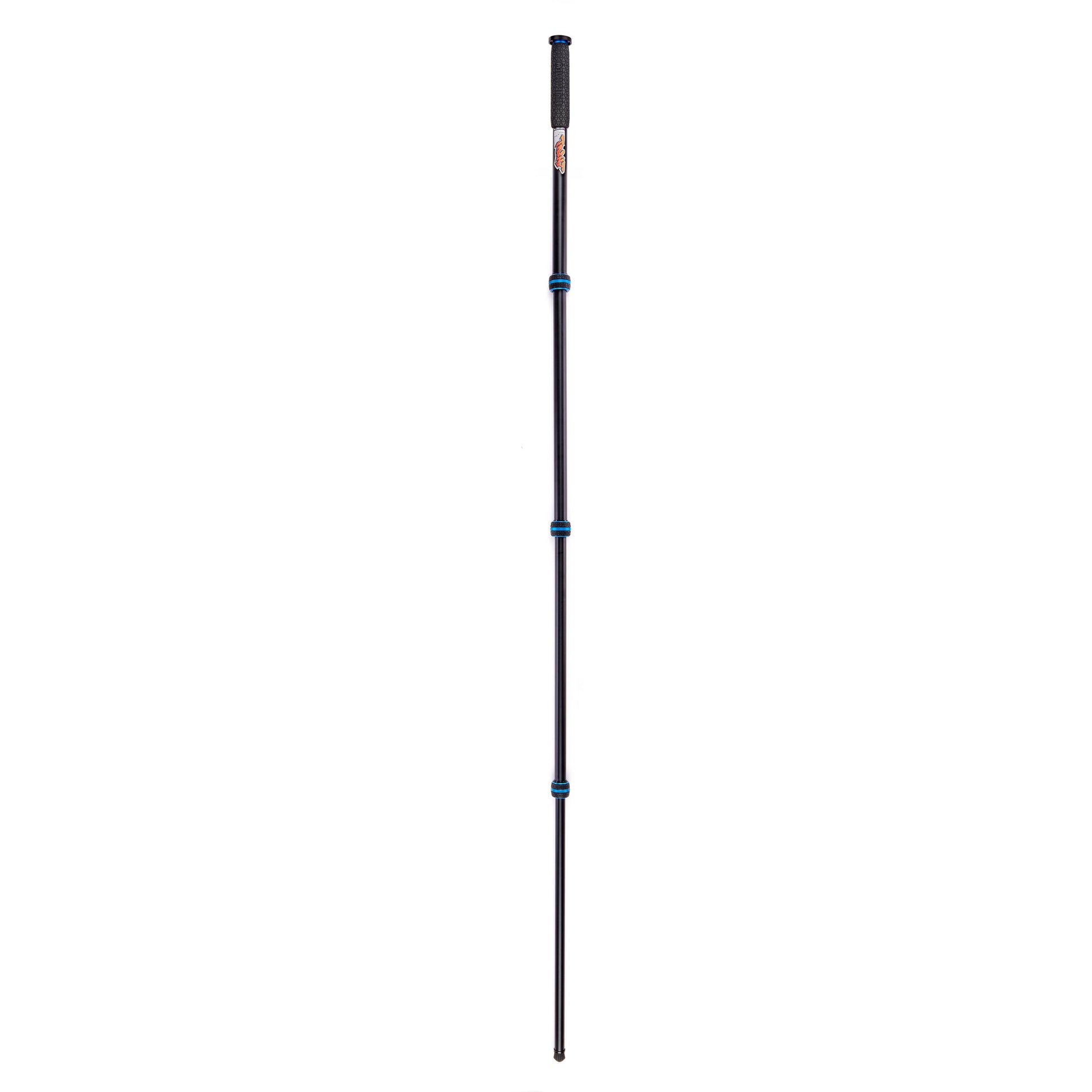 3 Legged Thing Trent Monopod Superkit in blue with interchangeable tripod footwear for professional stability.