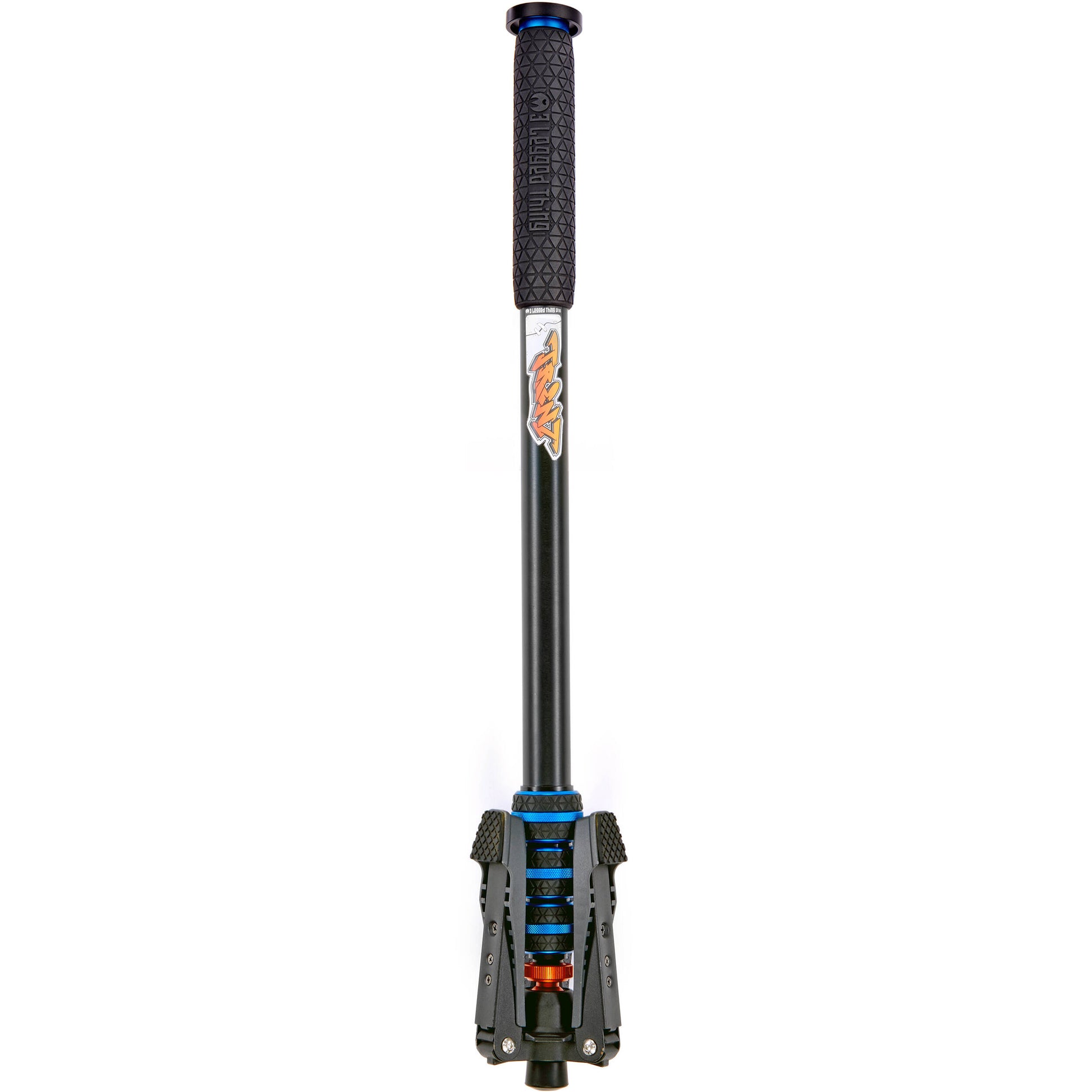 3 Legged Thing Trent Monopod Superkit in blue with interchangeable tripod footwear for professional stability.